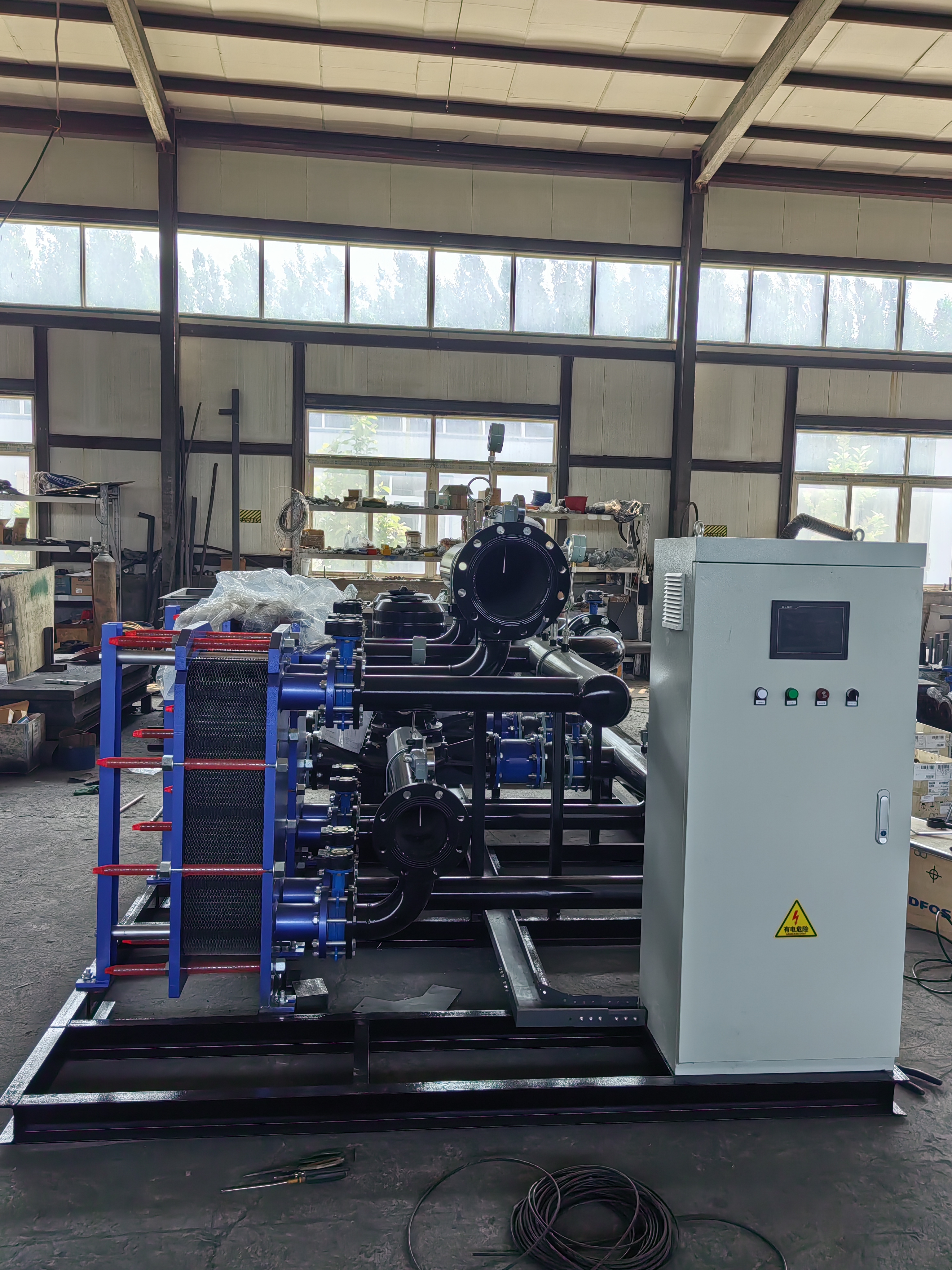 智能板式汽水换热机组工作流程丨富丰利