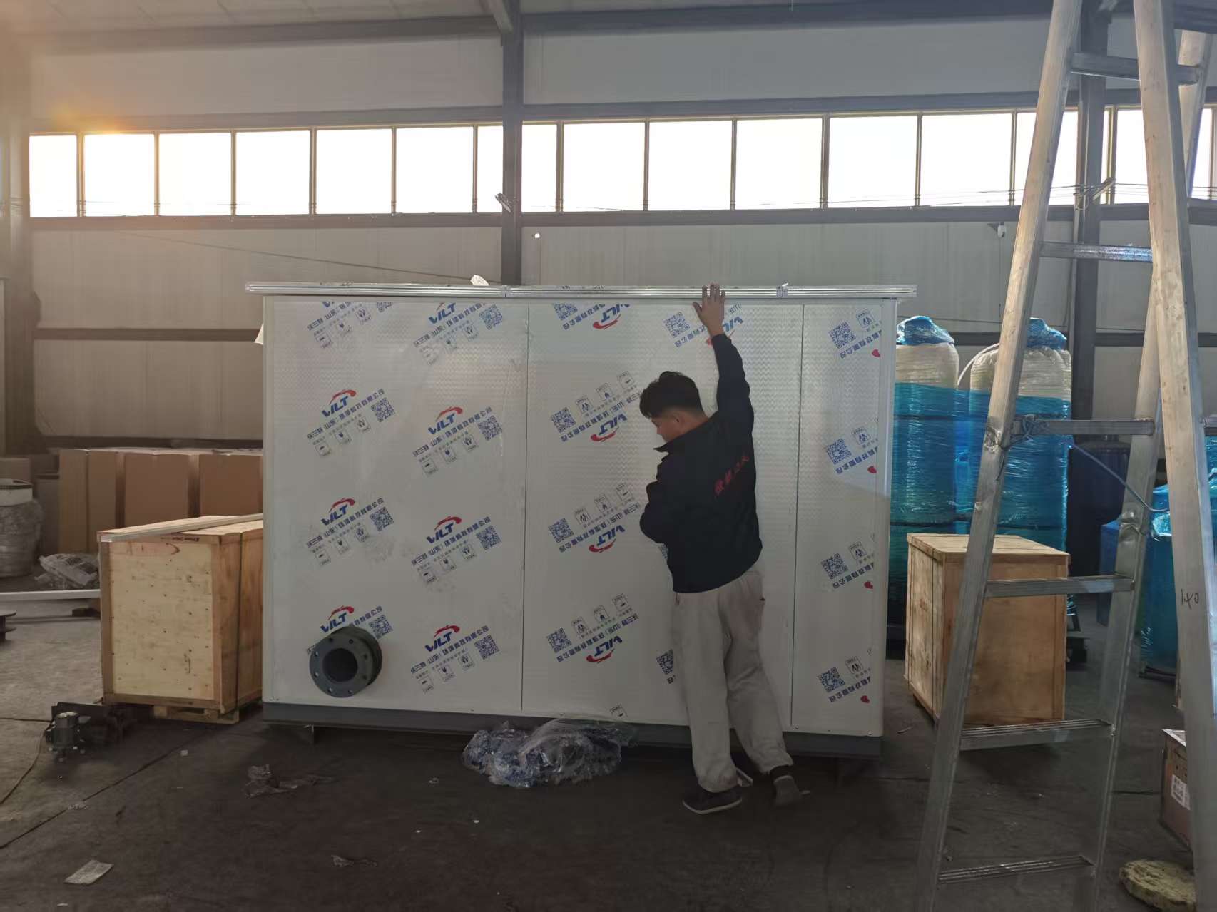 浙江项目的水力模块准备发货